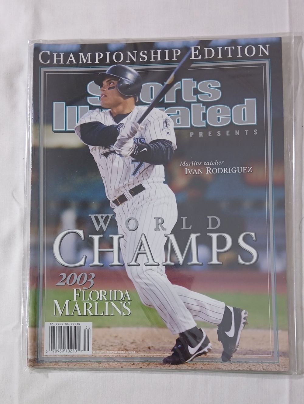 Championship Edition 2003 Florida Marlins Collectible Magazine - White
